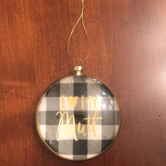 NWT...Christmas holiday ornament....I 💛 My Mutt. - Picture 4 of 5
